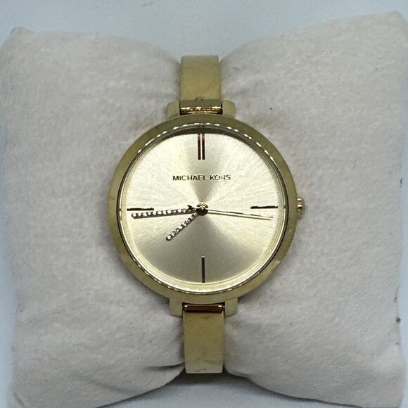 Michael Kors Jaryn MK3734 Women's Gold Stainless Steel Analog Dial Watch HME461